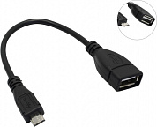 ExeGate <EX-OTG-USB2-AFmicroBM5P-0.15> Кабель-переходник USB 2.0 AF -> microUSB BM 5P OTG 0.15м <EX294760RUS>