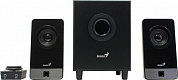 Колонки Genius SW-2.1 300X <Black> (2x3.25W +Subwoofer 3.5W дерево, ПДУ проводной) (31730041400)