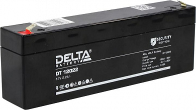 Аккумулятор Delta DT 12022 (12V, 2.2Ah)