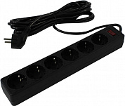 Сетевой фильтр 5bites <SP6B-550> Black <5м> ( 6 розеток )