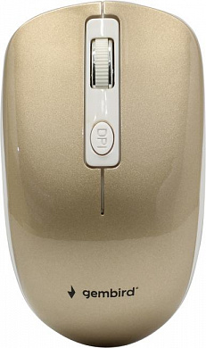 Gembird Wireless Optical Mouse <MUSW-400-G> (RTL) USB 4btn+Roll