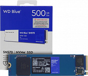 SSD 500 Gb M.2 2280 M WD Blue SN570 <WDS500G3B0C> 3D TLC