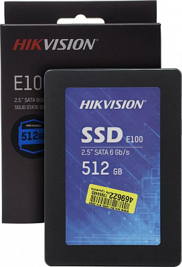 SSD 512 Gb SATA 6Gb/s HIKVISION E100 <HS-SSD-E100-512G> 2.5" 3D TLC