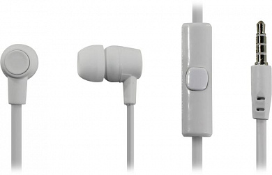 Наушники с микрофоном HARPER HV-107 White (шнур 1.2м)