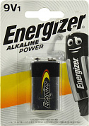 Energizer POWER <297409> 6LR61 , 9V, щелочной (alkaline), типа "Крона"