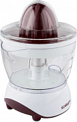 Соковыжималка цитрусовая Scarlett SC-JE50C06 25Вт рез.сок.:700мл. белый/коричневый