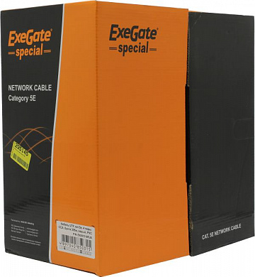 Кабель UTP 4 пары кат.5e <бухта 305м> Exegate Special <261518>
