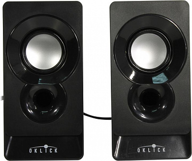 Колонки OKLICK OK-165 Black (2x3W, питание от USB) <397355>