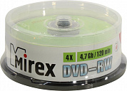 DVD-RW Disc Mirex  4.7Gb  4x  <уп. 25 шт> на шпинделе <202530>