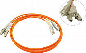 Patch cord  ВО, LC-SC, Duplex, MM 50/125  1м