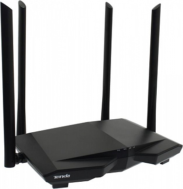 TENDA <AC6> AC1200 Smart Dual-Band WiFi Router (3UTP 100Mbps, 1WAN, 802.11a/b/g/n/ac, 867Mbps, 4x5dBi)