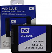 SSD 2 Tb SATA 6Gb/s WD Blue <WDS200T2B0A> 2.5" 3D TLC