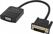 Vention <EBBBB> Мультимедиа конвертер активный DVI-D (25M) ->VGA 0.15м + micro USB для доп.питания