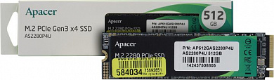 SSD 512 Gb M.2 2280 M Apacer <AP512GAS2280P4U(-1)>