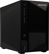 Система хранения данных ASUSTOR AS3302T v2: 2 bay NAS, Tower, EU, 2GB, DDR4