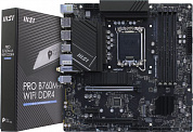 MSI PRO B760M-A WIFI DDR4 (RTL) LGA1700 <B760> 2xPCI-E 2xHDMI+2xDP 2.5GbLAN+WiFi+BT SATA MicroATX 4DDR4