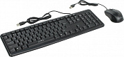 OKLICK Keyboard & Optical Mouse <600M> Black (Кл-ра, USB,+Мышь 3кн, Roll, USB) <337142>