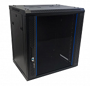 5bites <TC6403-12B> Шкаф настенный телекоммуникационный чёрный 12U 600x450