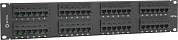 Patch Panel 19" 2U UTP 48 port кат.5e 5bites <PPU55-02> разъём KRONE&110 (dual IDC)