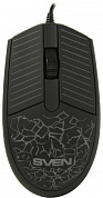 SVEN Mouse <RX-70 Black> (RTL) USB 3btn+Roll