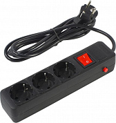 Сетевой фильтр Smartbuy <SBSP-3-18-K> <1.8м> (3 розетки)