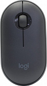 Logitech Pebble Black Wireless Mouse <910-005576> (RTL) USB 3btn+Roll