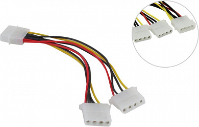 VCOM <VPW7570> Размножитель питания IDE-устройств (1->2 big, 5+12V)