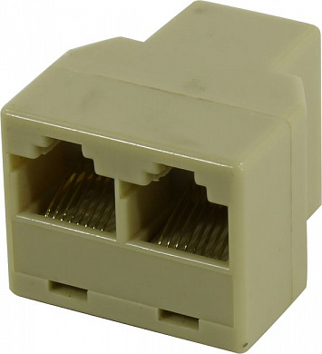 Модуль RJ45F-->2xRJ45F