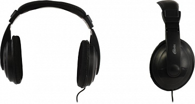 Наушники Ritmix RH-524 Black (шнур 2м)