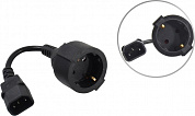 Cablexpert <PC-SFC14M-01> Переходник питания C14 -> евророзетка