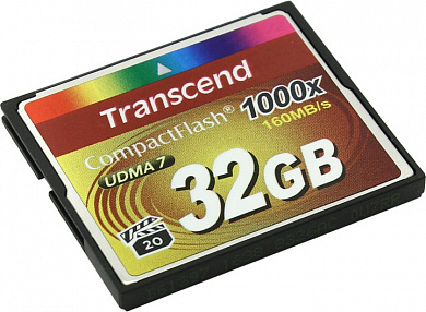 Transcend <TS32GCF1000> CompactFlash Card 32Gb 1000x