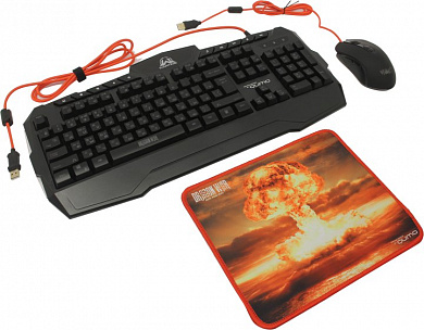QUMO Wartime K51/M67 (Кл-ра М/Мед,USB+Мышь 7кн,Roll,USB+коврик) <24375>