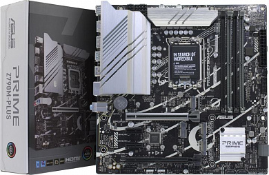 ASUS PRIME Z790M-PLUS (RTL) LGA1700 <Z790> 2xPCI-E HDMI+DP GbLAN SATA MicroATX 4DDR5