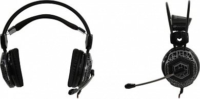 Наушники с микрофоном OKLICK HS-L500G <Black> (шнур 2.2м) <472656>