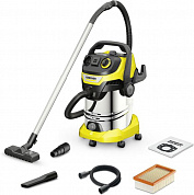1.628-360.0 Строительный пылесос Karcher WD 6 P S V-30/6/22/T 1300Вт (уборка: сухая/сбор воды) желтый