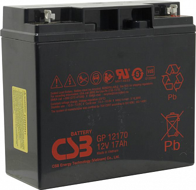 Аккумулятор CSB GP 12170  (12V,17Ah) для UPS