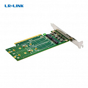 LR-LINK <LRNV95NF-L> Адаптер NVME 4xM.2  -> PCI-Ex16