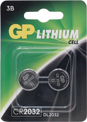 GP Lithium Cell CR2032-2 (Li, 3V) <уп. 2 шт>