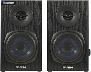 Колонки SVEN SPS-576 Black (2x4W, дерево, Bluetooth, питание от USB)