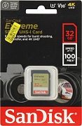 SanDisk Extreme <SDSDXVT-032G-GNCIN> SDHC Memory Card 32Gb UHS-I U3 Class10 V30