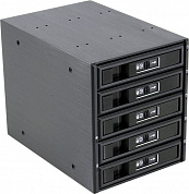 Procase <L3-305-SATA3-BK> HotSwap корзина 5xSATA/SAS 2.5”/3.5”