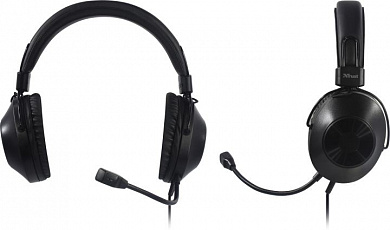 Наушники с микрофоном Trust OZO Headset <24132_T> (USB, шнур 2м, с регулятором громкости)