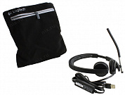 Logitech H650e Stereo ( USB, наушники с микрофном, с рег. громкости) <981-000519>