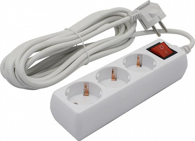 Сетевой удлинитель Buro BU-PS3.5/W <5м> (3 розетки)