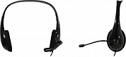 Наушники с микрофоном CBR <CHP353M Black> (USB, шнур 2м, с регулятором громкости)