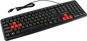 Клавиатура Nakatomi Navigator <KN-02U Black-Red> <USB> 104КЛ