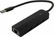 Vention <CHNBB> адаптер USB3.0 --> UTP 1000Mbps + 3-port USB3.0 Hub