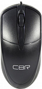 CBR Optical Mouse <CM120 Black> (RTL) USB 3but+Roll
