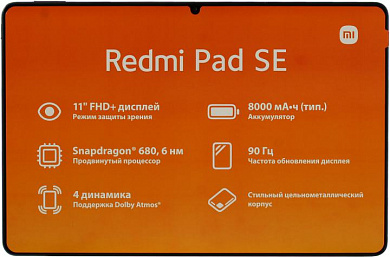 Xiaomi Redmi Pad SE 6/128Gb Graphite Gray
