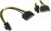 Orient <C512> Переходник питания для видеокарт 1SATA M->6pin